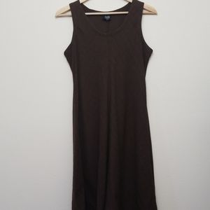 Eileen Fisher Petite Sleeveless Brown Dress